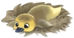 gosling peeking